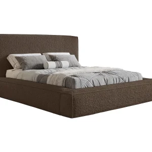 Gestoffeerd bed 140×200 Karano – bouclé, bed met opbergruimte, metalen lattenbodem, Bruin (Catch Me 6) Gestoffeerd bed 140×200 Karano – bouclé, bed met opbergruimte, metalen lattenbodem, Bruin (Catch Me 6)