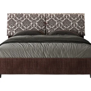 Gestoffeerd bed 160×190 met lattenbodem stof Agata 4 bordeaux Mados Gestoffeerd bed 160×190 met lattenbodem stof Agata 4 bordeaux Mados