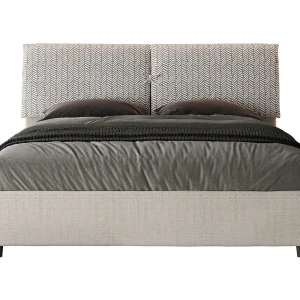Gestoffeerd bed 160×190 met lattenbodem stof Aragona 1 wit Mados Gestoffeerd bed 160×190 met lattenbodem stof Aragona 1 wit Mados
