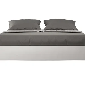 Gestoffeerd bed 160×190 met opbergruimte kunstleer wit Azelia Gestoffeerd bed 160×190 met opbergruimte kunstleer wit Azelia