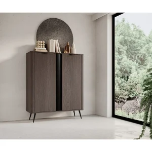 Highboard met 2 deuren, Dunin eiken, 113 cm – VERIS Highboard met 2 deuren, Dunin eiken, 113 cm – VERIS