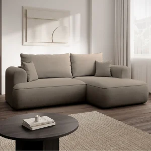 Hoekbank – grijsbeige – rechterkant – OVO MINI Hoekbank – grijsbeige – rechterkant – OVO MINI
