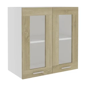 Bovenkast Lyon 60x31x60 cm bewerkt hout sonoma eikenkleurig