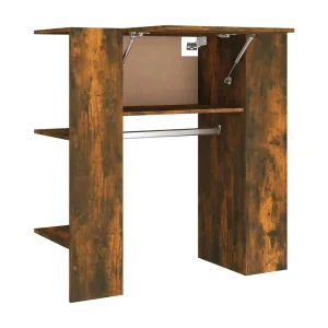 Halmeubel 97,5x37x99 cm bewerkt hout gerookt eikenkleurig Halmeubel 97,5x37x99 cm bewerkt hout gerookt eikenkleurig