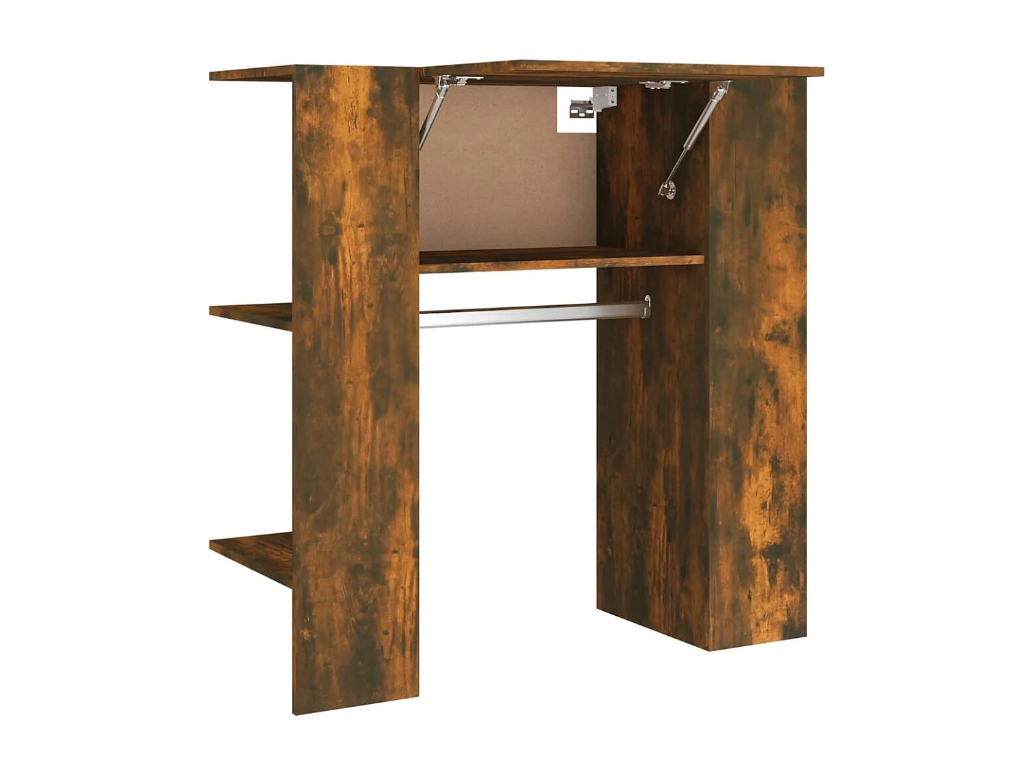 Halmeubel 97,5x37x99 cm bewerkt hout gerookt eikenkleurig