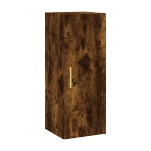 Bovenkast 34,5x34x90 cm gerookt eikenkleurig Bovenkast 34,5x34x90 cm gerookt eikenkleurig