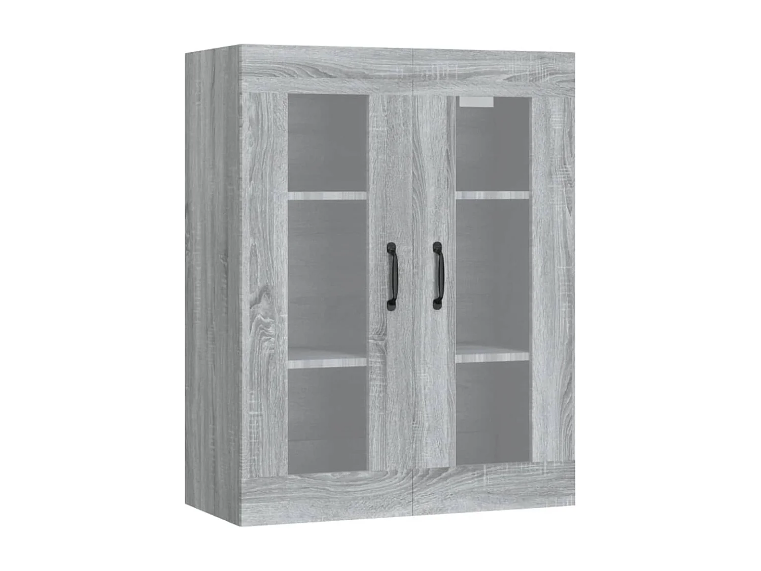 Bovenkast 69,5x34x90 cm grijs sonoma eikenkleurig