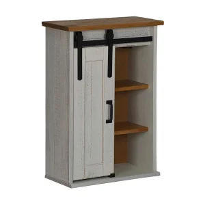 Bovenkast HALDEN met schuifdeur 49×22,5×70 cm grenenhout wit Bovenkast HALDEN met schuifdeur 49×22,5×70 cm grenenhout wit