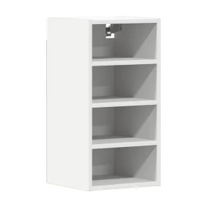 Bovenkast Riga 30×29,5×60 cm bewerkt hout wit Bovenkast Riga 30×29,5×60 cm bewerkt hout wit