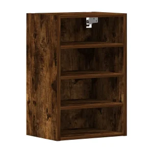 Bovenkast Riga 40×29,5×60 cm bewerkt hout gerookt eikenkleurig Bovenkast Riga 40×29,5×60 cm bewerkt hout gerookt eikenkleurig