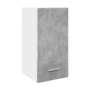 Bovenkast Lyon 30x31x60 cm bewerkt hout betongrijs Bovenkast Lyon 30x31x60 cm bewerkt hout betongrijs