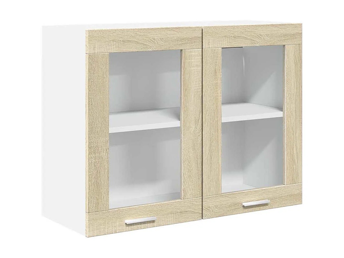 Bovenkast Lyon 80x31x60 cm bewerkt hout sonoma eikenkleurig