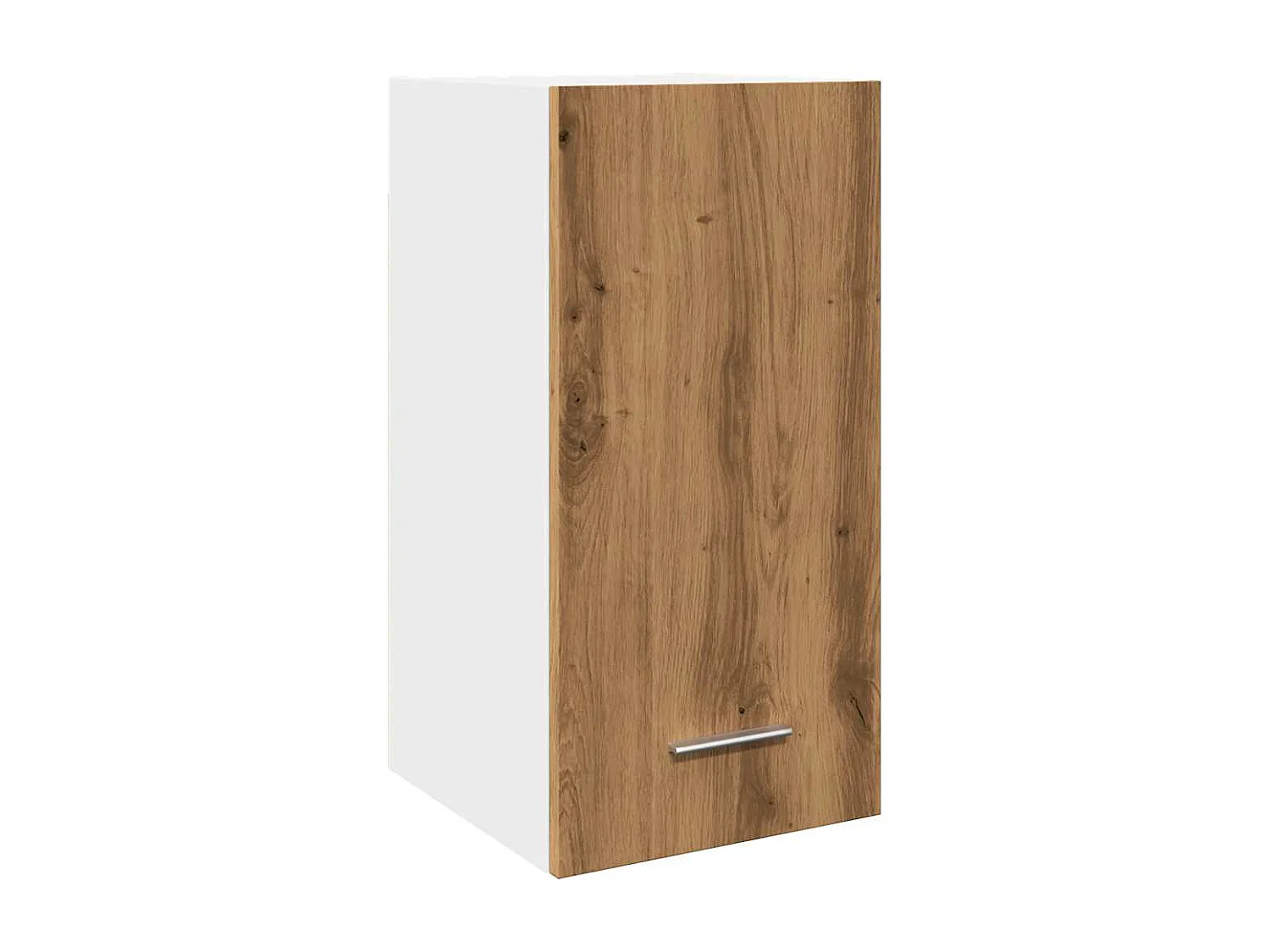 Bovenkast Lyon 30x31x60 cm bewerkt hout artisanaal eikenkleur