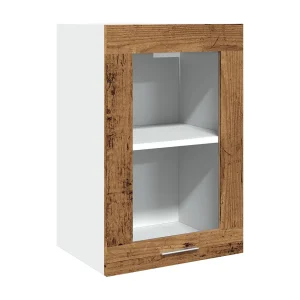 Bovenkast Lyon 40x31x60 cm bewerkt hout oud houtkleurig