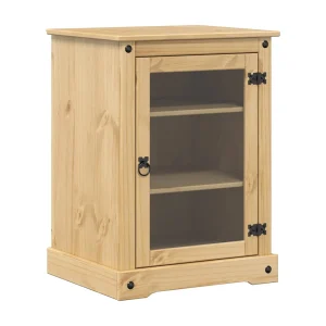 Hifi-meubel Corona 60x50x82 cm massief grenenhout