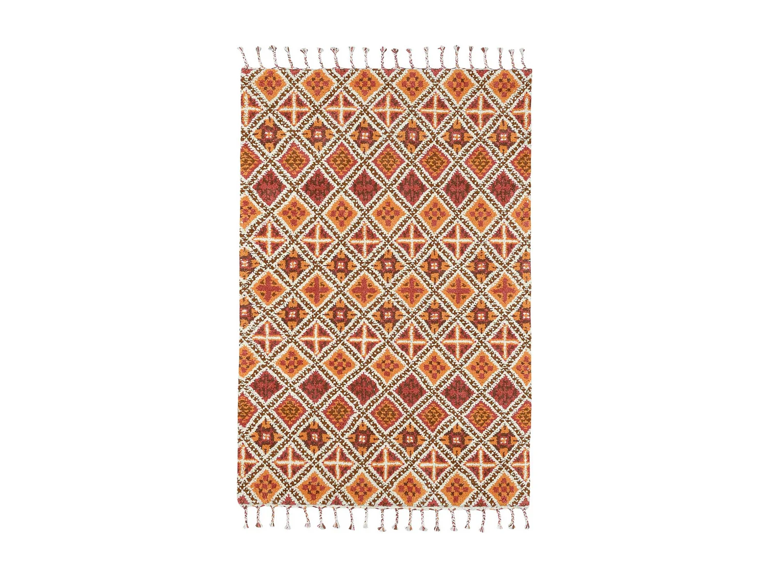 Handgeknoopt Berber tapijt Marmoucha 250x350 cm terracotta Marmoucha