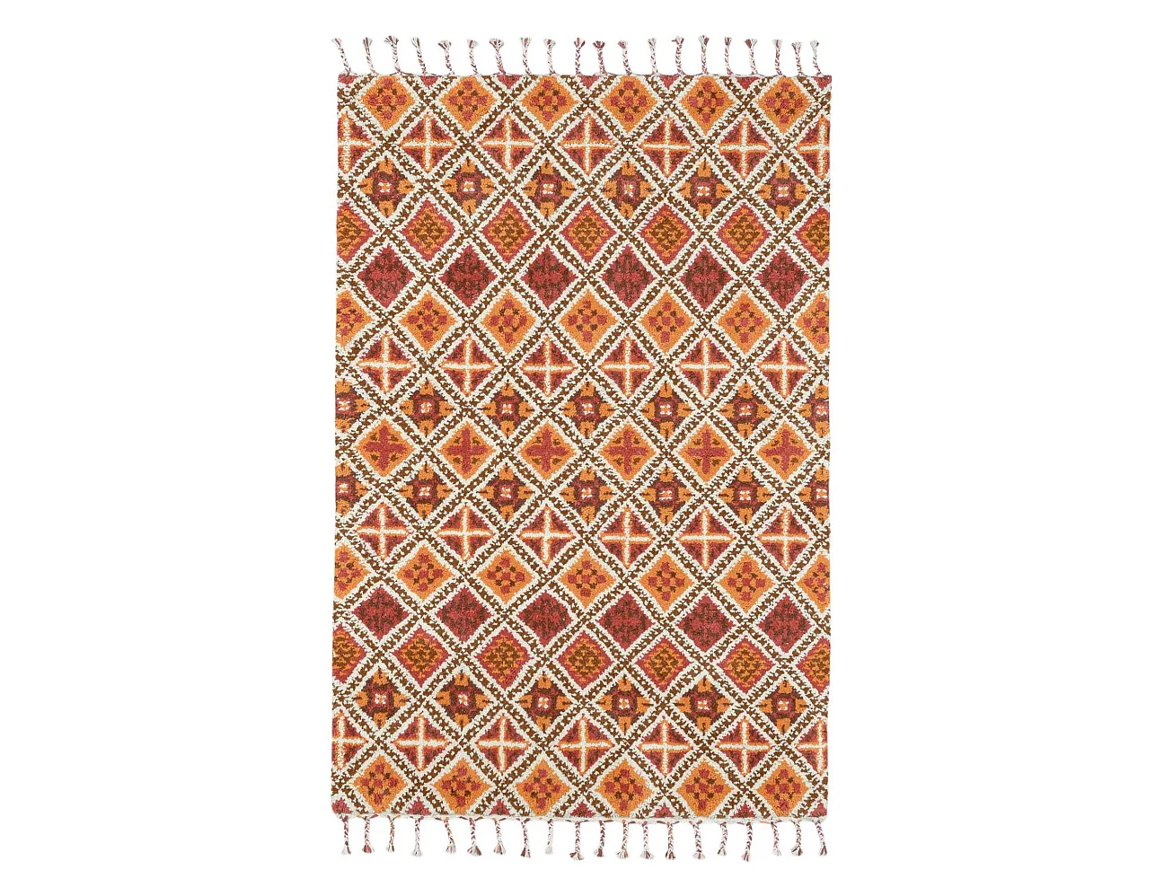 Handgeknoopt Berber tapijt Marmoucha 170x240 cm terracotta Marmoucha