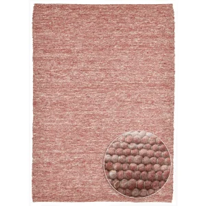 Handgeweven omkeerbaar wollen tapijt 170×240 cm rood Alpen