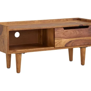 HiFi Lowboard Massief Sheesham-Hout TV-Dressoir 95x44x34