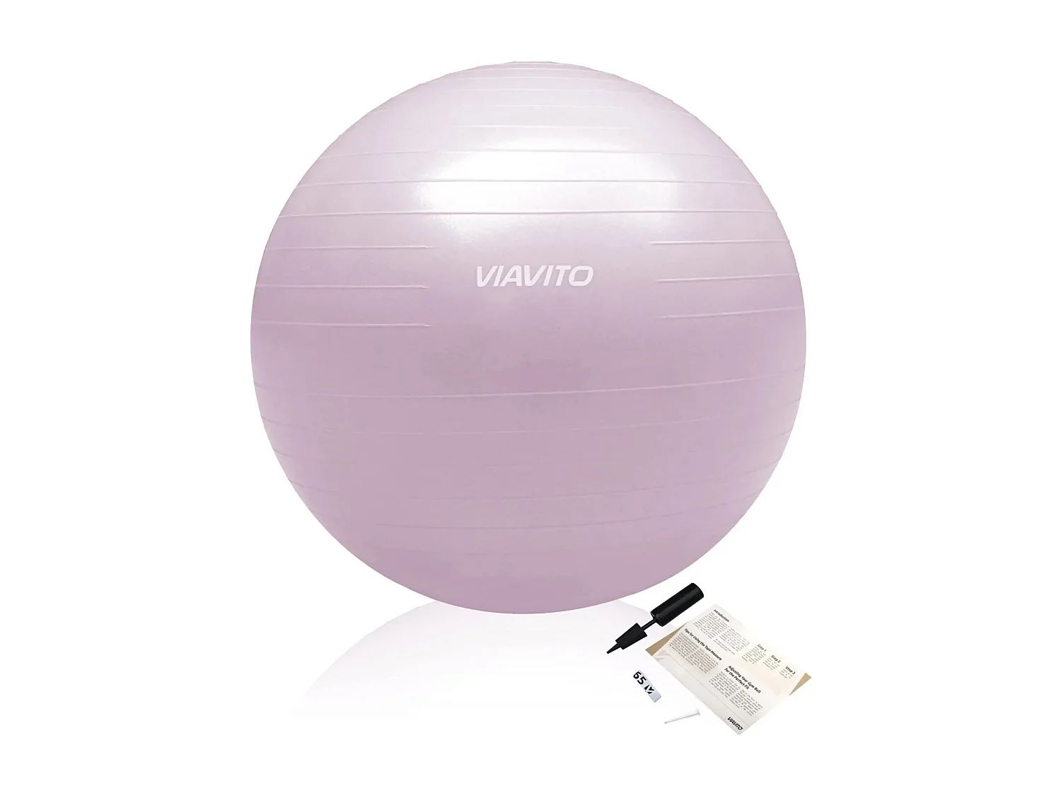 Gymnastiekbal - Viavito - 55 cm - Anti-barst - Roze