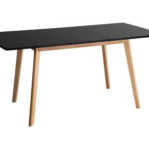 HELGA uitschuifbare tafel 120 / 160cm zwart