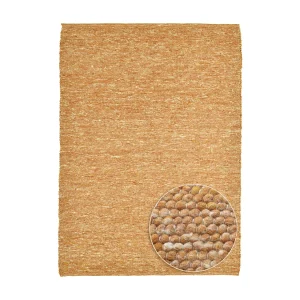 Handgeweven omkeerbaar wollen tapijt 90×160 cm terracotta Alpen