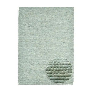 Handgeweven omkeerbaar wollen tapijt 140×200 cm groen Alpen Handgeweven omkeerbaar wollen tapijt 140×200 cm groen Alpen