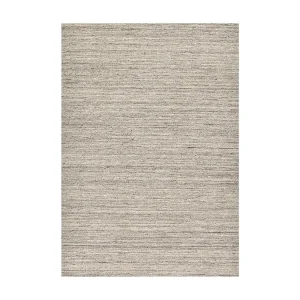 Handgeweven UNI wollen tapijt 60×90 cm grijs Pure
