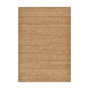 Handgeweven UNI wollen tapijt 60×90 cm oker Pure