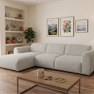 Hoekbank Softy – luxe hoekbank voor woonkamer, zacht en veerkrachtig, grote hoekbank 297×180 cm Hoekbank Softy – luxe hoekbank voor woonkamer, zacht en veerkrachtig, grote hoekbank 297×180 cm