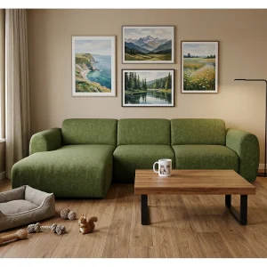 Hoekbank Softy – luxe hoekbank voor woonkamer, zacht en veerkrachtig, grote hoekbank 297×180 cm Hoekbank Softy – luxe hoekbank voor woonkamer, zacht en veerkrachtig, grote hoekbank 297×180 cm