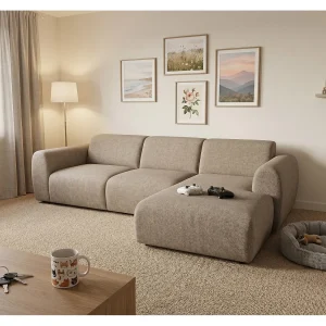 Hoekbank Softy – luxe hoekbank voor woonkamer, zacht en veerkrachtig, grote hoekbank 297×180 cm Hoekbank Softy – luxe hoekbank voor woonkamer, zacht en veerkrachtig, grote hoekbank 297×180 cm