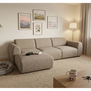 Hoekbank Softy – luxe hoekbank voor woonkamer, zacht en veerkrachtig, grote hoekbank 297×180 cm Hoekbank Softy – luxe hoekbank voor woonkamer, zacht en veerkrachtig, grote hoekbank 297×180 cm
