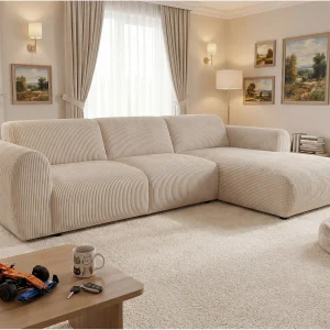 Hoekbank Softy – luxe hoekbank voor woonkamer, zacht en veerkrachtig, grote hoekbank 297×180 cm Hoekbank Softy – luxe hoekbank voor woonkamer, zacht en veerkrachtig, grote hoekbank 297×180 cm