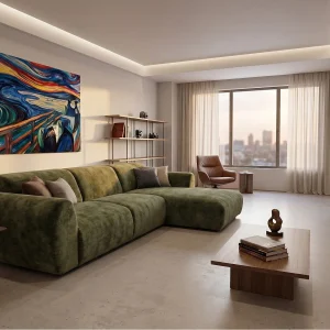 Hoekbank Softy – luxe hoekbank voor woonkamer, zacht en veerkrachtig, grote hoekbank 297×180 cm Hoekbank Softy – luxe hoekbank voor woonkamer, zacht en veerkrachtig, grote hoekbank 297×180 cm
