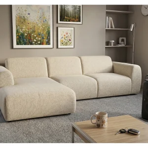 Hoekbank Softy – luxe hoekbank voor woonkamer, zacht en veerkrachtig, grote hoekbank 297×180 cm Hoekbank Softy – luxe hoekbank voor woonkamer, zacht en veerkrachtig, grote hoekbank 297×180 cm