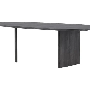 Grönvik eetkamertafel ovaal 100×220 cm zwart.