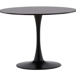Glade eetkamertafel Ø100cm zwart. Glade eetkamertafel Ø100cm zwart.