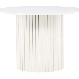 Härön eetkamertafel Ø110 cm wit.