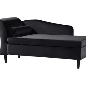 Relaxligstoel – Zwart Geweven stof – SAHRA Relaxligstoel – Zwart Geweven stof – SAHRA