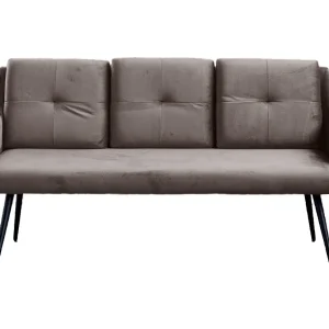 Gestoffeerde bank – Taupe Fluweel – PIRI Gestoffeerde bank – Taupe Fluweel – PIRI