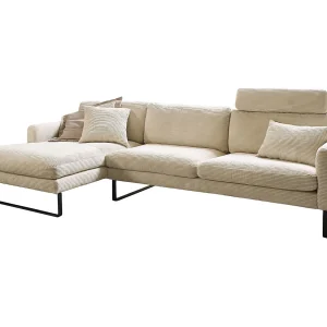 Hoekbank – Crème wit Koord – RICARDA Hoekbank – Crème wit Koord – RICARDA