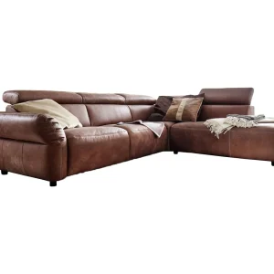 Hoekbank – Bruin Leer – RISO Hoekbank – Bruin Leer – RISO
