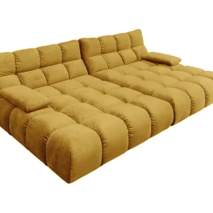 Grote bank – Geel Fluweel – VIVIEN Grote bank – Geel Fluweel – VIVIEN