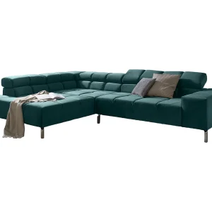 Hoekbank – Smaragdgroen Fluweel – NELSON Hoekbank – Smaragdgroen Fluweel – NELSON