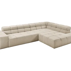 Hoekbank – Beige Koord – NEVADA Hoekbank – Beige Koord – NEVADA