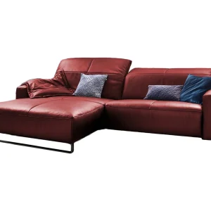 Hoekbank – Rood Leer – YORK Hoekbank – Rood Leer – YORK