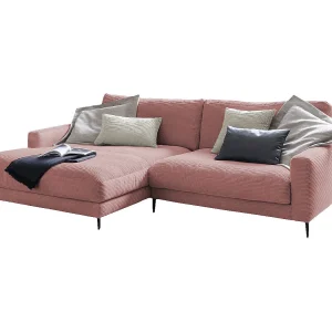 Hoekbank – Roze Koord – CARA
