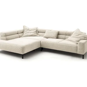 Hoekbank – Crème wit Koord – DELIA Hoekbank – Crème wit Koord – DELIA