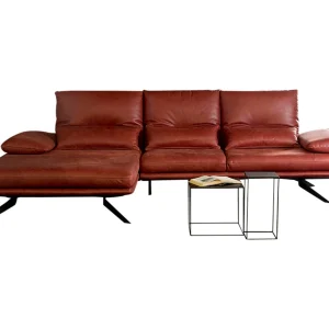 Hoekbank – Rood Leer – FENICE Hoekbank – Rood Leer – FENICE